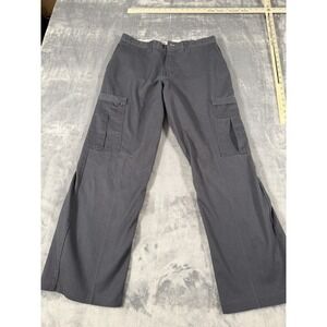 Dickies Men's 32x30 Charcoal Gray Cargo Work Pants Flat Front Straight Leg